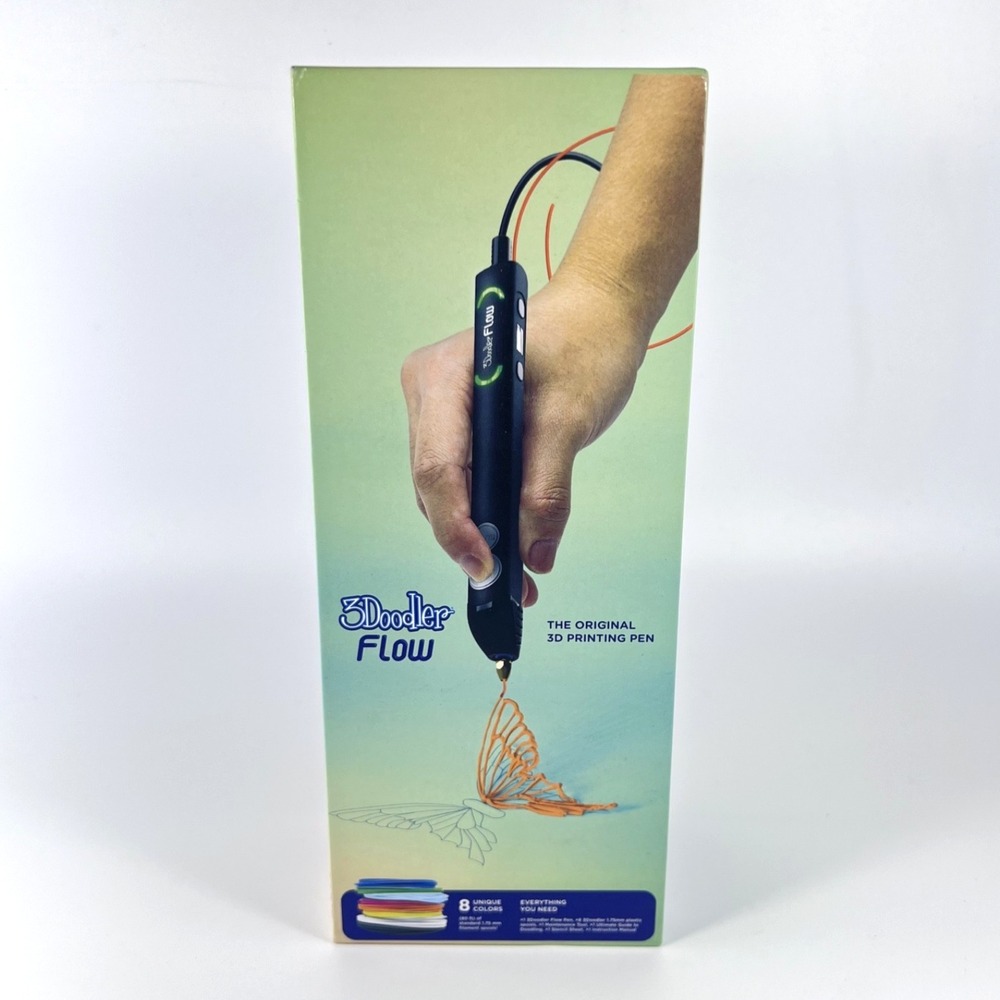 3Doodler Flow 3D Printing Pen Kit, New - Open Box